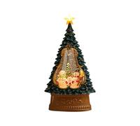 Boule lumineuse de Noël - Minuteur musical USB de 6 heures - Boule à neige Père Noël - pour salle à manger, salon, chambre à coucher, étagère, rebord de fenêtre, amis, adolescents