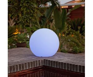 Boule lumineuse extérieure solaire ou rechargeable New Garden BULY 30 cm