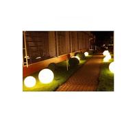 LUMISKY Boule lumineuse filaire pour e térieur LED BOBBY 50cm culot E27 Blanc