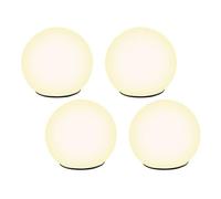 Boule lumineuse - LED - Ø 9 cm - Solaire - Blanc - Extérieur