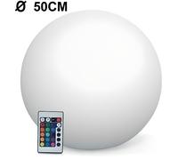 Boule Lumineuse LED Multicolore 50CM Sans Fil Fabriqué en Polyéthylène épais