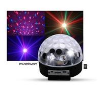 Boule lumineuse LED RVB Haut Parleur intégrés SD-USB