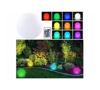Boule lumineuse sans fil télécommandée avec LED RVBB - Ø 20 cm [Lunartec]