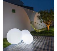 LUMISKY - Boule lumineuse filaire pour extérieur LED - blanc BOBBY - 40cm culot E27