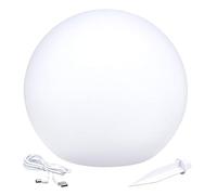 Boule lumineuse solaire LED en polyéthylène 30cm - LUMISKY - Multicolore - Extérieur