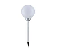 Boule lumineuse solaire jardin LED décoration de jardin boule solaire pour extérieur 20 cm Boule lumineuse solaire, durée d'éclairage environ 6-8 heures, H 62 cm