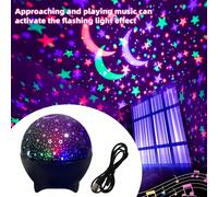 [Boule magique RVB] Projecteur de ciel étoilé LED, alimenté par USB, changement de couleur, convient pour la décoration de la maison, du salon et de la chambre à coucher, idéal pour créer une ambiance