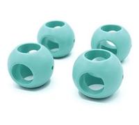 FISHTEC Lot de 4 Boules Magnétiques Anti-Calcaire Lave-Linge | Action adoucissante sans produits chimiques, protège machine du tartre, réutilisables, économie lessive, vert