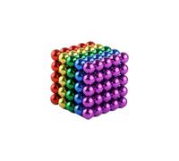 Boule Magnetique Ensemble Magique Aimant Cube Jouet De Construction Pour Soulagement Du Stress Melange 6 Couleurs Billes Magnetiques 5mm Aimants Puissants Pour Tableau Et Refrigerateur 216 Pieces Arc 