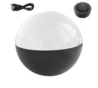 Boule Mémoire, Lecteur Vidéo Boule de Cristal, Résolution 480 * 480 Batterie 800 mAh, Idéal pour Anniversaire, Fête d'anniversaire, Mariage Boule Lumineuse Black