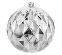 Boule Miroir Disco Argenté 7,9 Pouces en Plastique pour Décoration