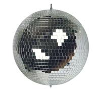 Boule miroir disco HQ-Power Ø 10 cm, effets lumineux spectaculaires pour les fêtes, suspension sûre et