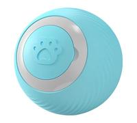 Boule mobile automatique pour chat, boule interactive pour chat - Jouet interactif pour chat avec lumières colorées | Jouets intelligents pour chaton en silicone à bascule