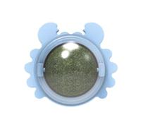 Boule murale avec chat - Balles comestibles pour chats en forme de crabe Jouets Rouleau mural avec chat pour lécher les chats | Jouets comestibles rotatifs pour lécher les
