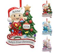 Boule Noel Personnalisable, Mon 1er Noel, 1er Noël Ornement Personnalisable, Boule de Noël Personnalisée avec Prénom et Date, Mon Premier Noel