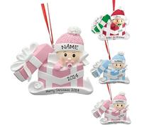 Boule Noel Personnalisable, Mon 1er Noel, 1er Noël Ornement Personnalisable, Boule de Noël Personnalisée avec Prénom et Date, Mon Premier Noel