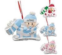 Boule Noel Personnalisable, Mon 1er Noel, 1er Noël Ornement Personnalisable, Boule de Noël Personnalisée avec Prénom et Date, Mon Premier Noel