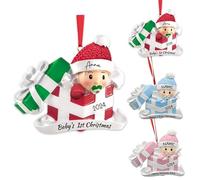 Boule Noel Personnalisable, Mon 1er Noel, 1er Noël Ornement Personnalisable, Boule de Noël Personnalisée avec Prénom et Date, Mon Premier Noel