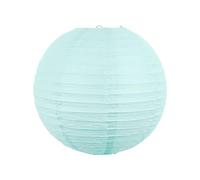 Boule Papier Aqua Marine 30cm - Lampion Papier en Papier de Riz - Lanterne Japonaise Aqua Marine pour Décoration de Mariage, Anniversaire, Fêtes