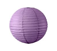 Boule Papier Aubergine 30cm - Lampion Papier en Papier de Riz - Lanterne Japonaise Aubergine pour Décoration de Mariage, Anniversaire, Fêtes