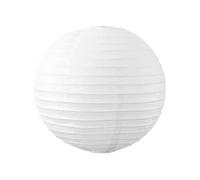 Boule Papier Blanc 30cm - Lampion Papier en Papier de Riz - Lanterne Japonaise Blanc pour Décoration de Mariage, Anniversaire, Fêt