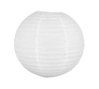 Boule Papier Blanc 40cm - Lampion Papier en Papier de Riz - Lanterne Japonaise Blanc pour Décoration de Mariage, Anniversaire, Fêt