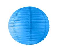 Boule Papier Bleu Roi 40cm - Lampion Papier en Papier de Riz - Lanterne Japonaise Bleu Roi pour Décoration de Mariage, Anniversair