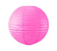 Boule Papier Fuchsia 40cm - Lampion Papier en Papier de Riz - Lanterne Japonaise Fuchsia pour Décoration de Mariage, Anniversaire, Fêtes