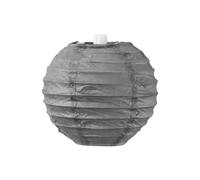Boule Papier Gris 10cm - Lampion Papier en Papier de Riz - Lanterne Japonaise Gris pour Décoration de Mariage, Anniversaire, Fêtes