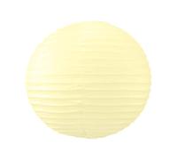 Boule Papier Ivoire 40cm - Lampion Papier en Papier de Riz - Lanterne Japonaise Ivoire pour Décoration de Mariage, Anniversaire, Fêtes