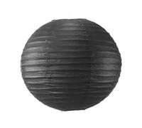 Boule Papier Noir 40cm - Lampion Papier en Papier de Riz - Lanterne Japonaise Noir pour Décoration de Mariage, Anniversaire, Fêtes