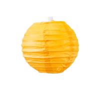 Boule Papier Orange 10cm - Lampion Papier en Papier de Riz - Lanterne Japonaise Orange pour Décoration de Mariage, Anniversaire, Fêtes