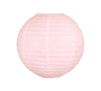 Boule Papier Rose Pâle 30cm - Lampion Papier en Papier de Riz - Lanterne Japonaise Rose Pâle pour Décoration de Mariage, Anniversaire, Fêtes