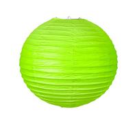 Boule Papier Vert 40cm - Lampion Papier en Papier de Riz - Lanterne Japonaise Vert pour Décoration de Mariage, Anniversaire, Fêtes
