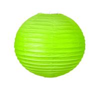 Boule Papier Vert 40cm - Lampion Papier en Papier de Riz - Lanterne Japonaise Vert pour Décoration de Mariage, Anniversaire, Fêtes