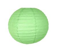 Boule Papier Vert Sauge 40cm - Lampion Papier en Papier de Riz - Lanterne Japonaise Vert Sauge pour Décoration de Mariage, Anniver