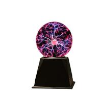Boule plasma - 3/4/5/6/8 pouces - Électricité statique tactile commande vocale - Nébuleuse, foudre du tonnerre, piles USB, double alimentation - pour fêtes, décorations, accessoires, maison, STEM