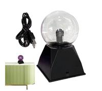Boule Plasma - Lampe Plasma Usb Rechargeable, Ballon Électrostatique Avec Activation Sonore, Lampe Bureau Interactif, Boule Plasma Pour Décoration, Jouet Pour Et Adultes, Effet Électrostati