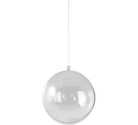Boule plastique en 2 parties - Cristal - Ø 12 cm - Rayher G