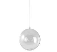 Boule Plastique En 2 Parties Cristal Ø 12 Cm (X2)