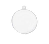Boule Plate Transparents 14cm pour Bonbons Fleurs(12cm) | Plastique , haute transparence, design ouvrant, pour idéal pour photos DIY, diamètre 10cm