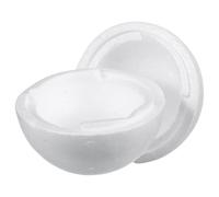 Boule Polystyrène 20cm Mousse Ronde Blanche Décorative à Peindre
