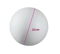 Boule polystyrène Pleine Ø 30 cm/ 300 mm 1 Sphère Styropor Blanc densité Pro