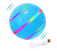 Boule pour chien interactive - Boule pour chien en mouvement | Shake Pet Pall Interactive Dog Toys | Jouet à boule pour chiens électriques | USB Rechargeable avec lumières LED | Jeux intérieurs