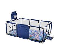 Boule Pour Enfants, Parc Pour Bébé avec Cerceau Basket-ball, Tente Jeu Pliable Rectangulaire Oxford Imperméable et Respirant Avec Fermeture À Glissière (pas Balle)