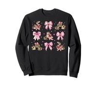 Boule Python Serpent Fille Coquette Noeud Rose Maman Sweatshirt