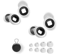 Boule Quies,Bouchon d'Oreille,Bouchons d’oreilles Moto,Anti Bruit SNR 27 dB,Bouchons d'oreilles Anti-vent Réutilisables,Bouchons Oreilles pour Dormir,avec 8 Embouts (paires, 2 paires)