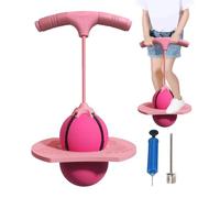 Boule rebondissante, jouets portables amusants antidérapants avec poignée et pompe | Boule de saut pour - cavalier en équilibre stable incoBoy Girl jeu Fitness Exercice Sports Loisirs