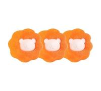 Boule Réutilisable For Enlever Les Poils D'animaux, Filtre For Machine À Laver, Autocollant En Laine, For De Chat, For Animaux Compagnie, For La Maison Nettoyage Haute Efficacité(3 pcs orange)