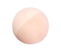 Boule ronde en bois naturel pour travaux manuels, bois dur lisse non traité, compatible avec projets de teinture de peinture (60 mm)